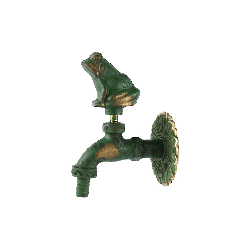 YT3014 Rubinetto a forma di rana, verde1/2"