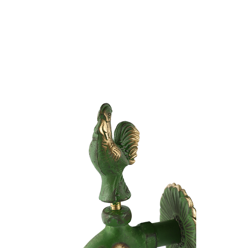 YT3016 rubinetto a forma di gallo, verde1/2"