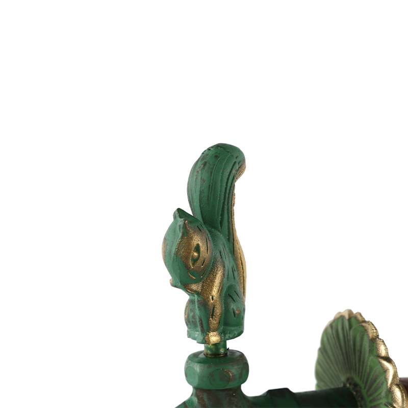 YT3032 rubinetto a forma di scoiattolo, verde1/2"