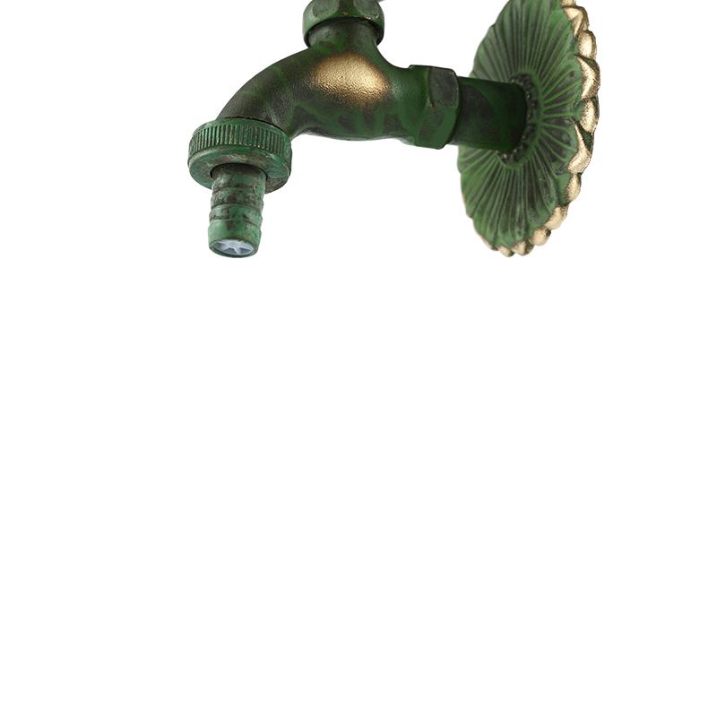 YT3018 rubinetto a forma di uccello, verde1/2"