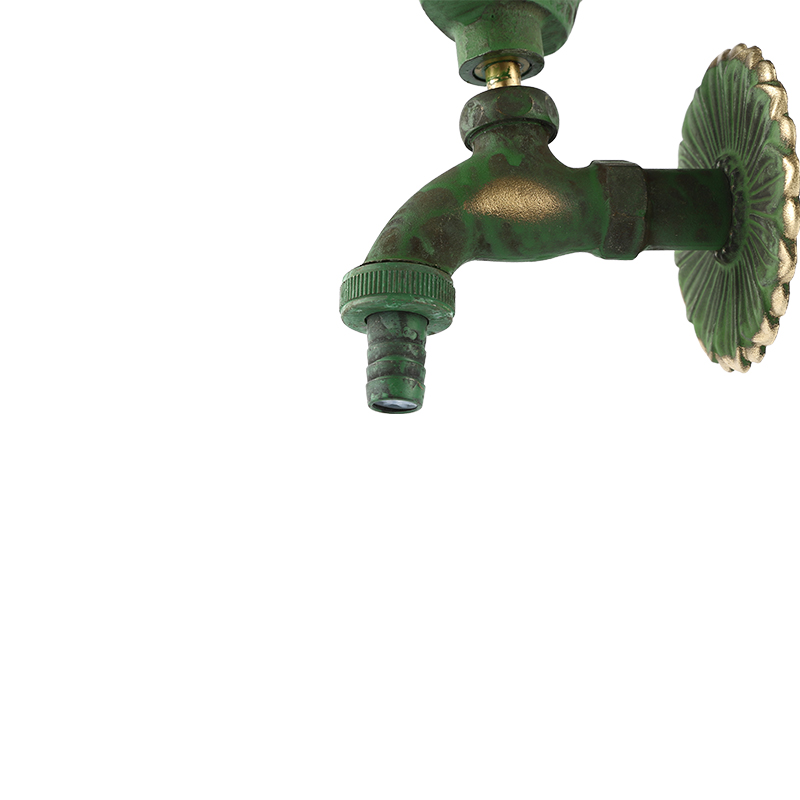 YT3026 rubinetto a forma di anatra, verde1/2"