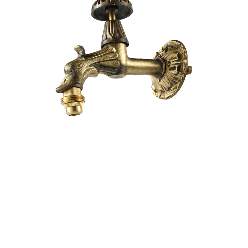 Art Faucet Series 3009 bronzoYT3009 colore ottone antico, drago, maniglia tonda1/2"