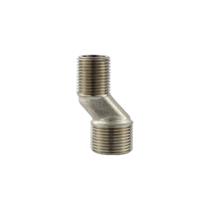 YT7002 Raccordi a S per montaggio a parete, sabbiatura e nichelatura 1/2"x3/4"