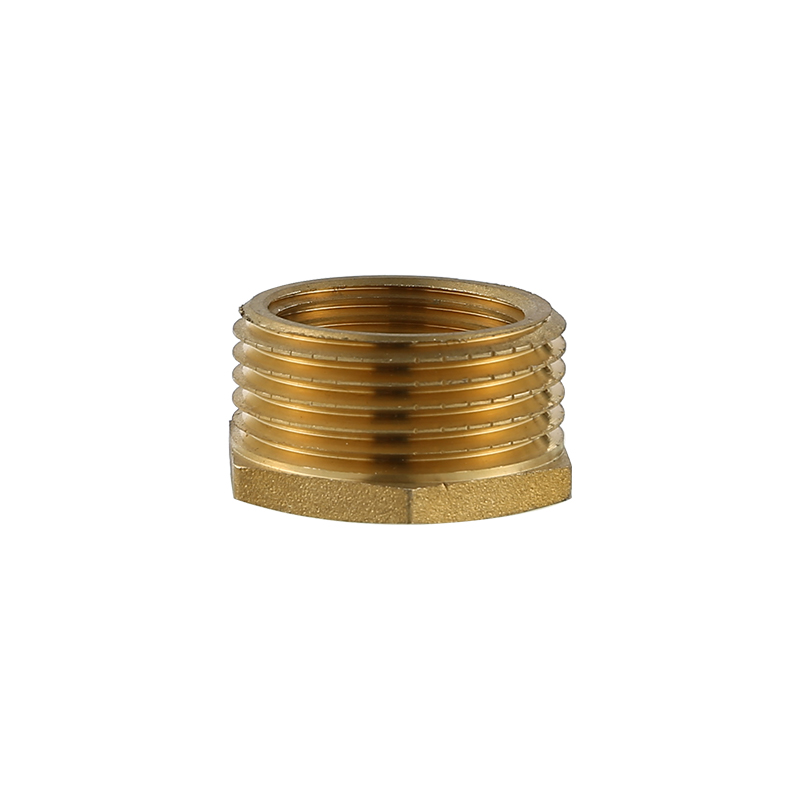 YT7008 connettore ottone, sabbiatura e colore ottone3/4"x1"