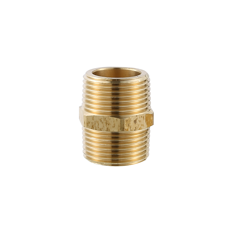 YT7010 connettore in ottone, sabbiatura e colore ottone3/4"X3/4"